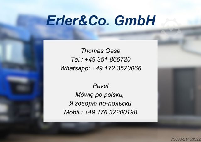Working platform semitrailer SCHMITZ CARGOBULL Rahmen verzinkt, Bordwände, I.+III. Achse Lift