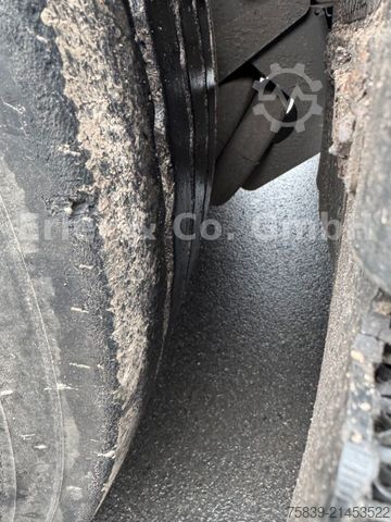 Working platform semitrailer SCHMITZ CARGOBULL Rahmen verzinkt, Bordwände, I.+III. Achse Lift