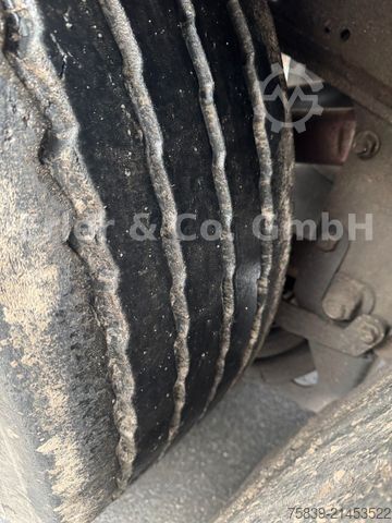 Working platform semitrailer SCHMITZ CARGOBULL Rahmen verzinkt, Bordwände, I.+III. Achse Lift