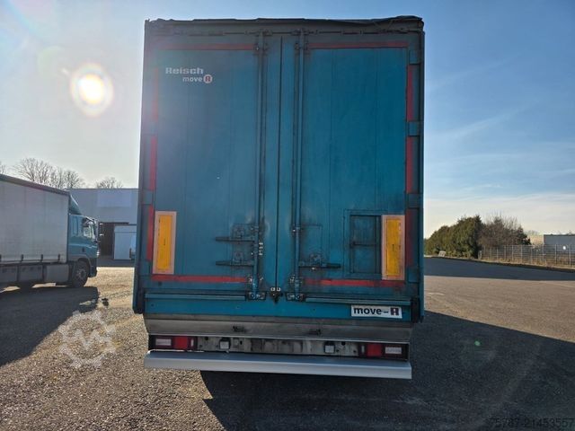 Walking floor semitrailer REISCH Schubboden, RSBS-3-10, Lift, guter Zustand