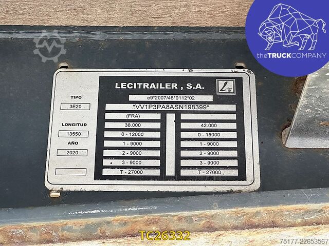 Platform trailer LeciTrailer 