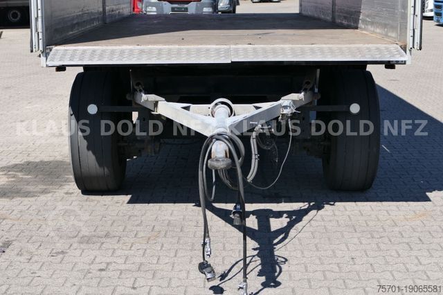 Open trailer with tarp Lanz + Marti EU 18 Durchladesystem Bordwände