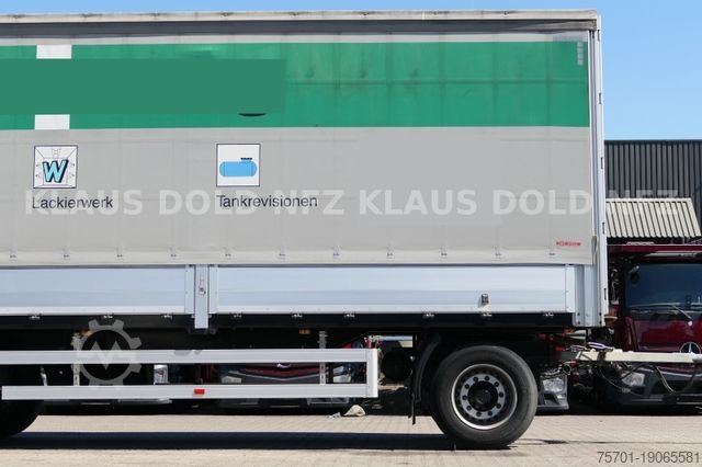 Anhänger mit Pritsche & Plane Lanz + Marti EU 18 Durchladesystem Bordwände