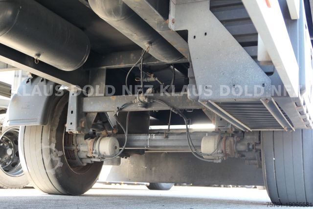 Open trailer with tarp Lanz + Marti EU 18 Durchladesystem Bordwände
