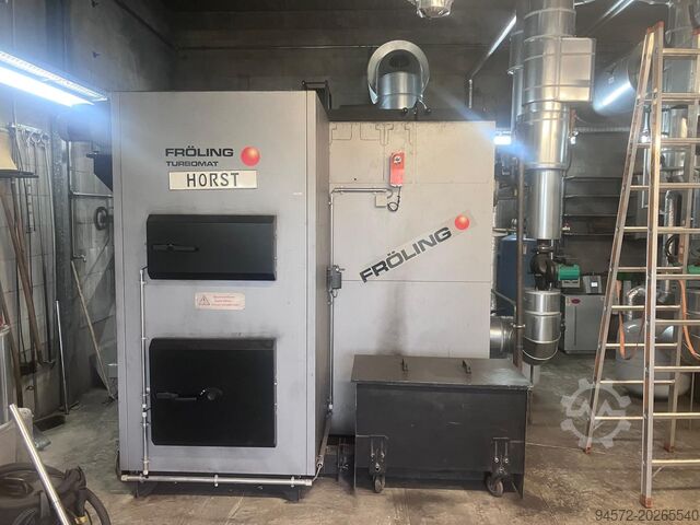 Woodchip boiler Fröling Turbomat 500 wood-chip biomass boiler (2009)