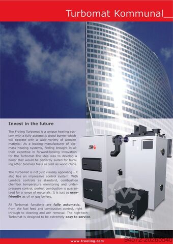 Woodchip boiler Fröling Turbomat 500 wood-chip biomass boiler (2009)