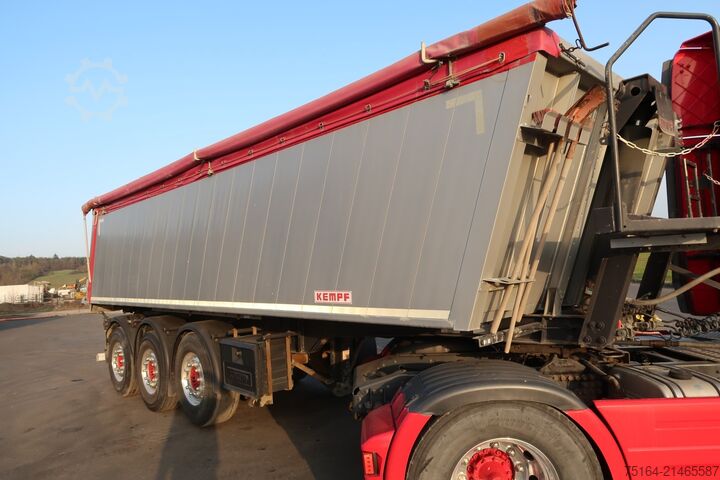 Tipper semitrailer KEMPF SKM 35/3 AK Alukastenmulde