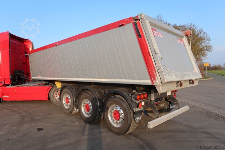 Tipper semitrailer KEMPF SKM 35/3 AK Alukastenmulde
