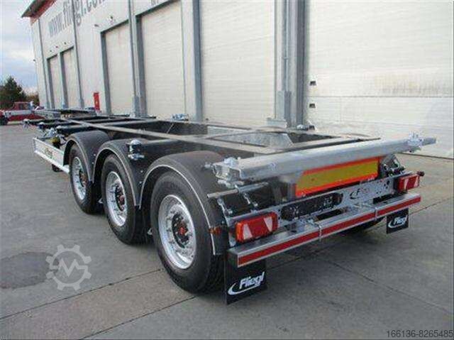 Semi-trailer containerchassis Fliegl SDS 380 Gooseneck 45 Typ 1
