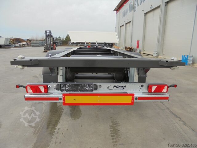 Semi-trailer containerchassis Fliegl SDS 380 Gooseneck 45 Typ 1