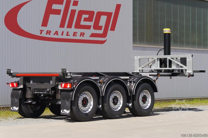 Semi-trailer containerchassis Fliegl SDS 380 Kippchassis für 1x 20
