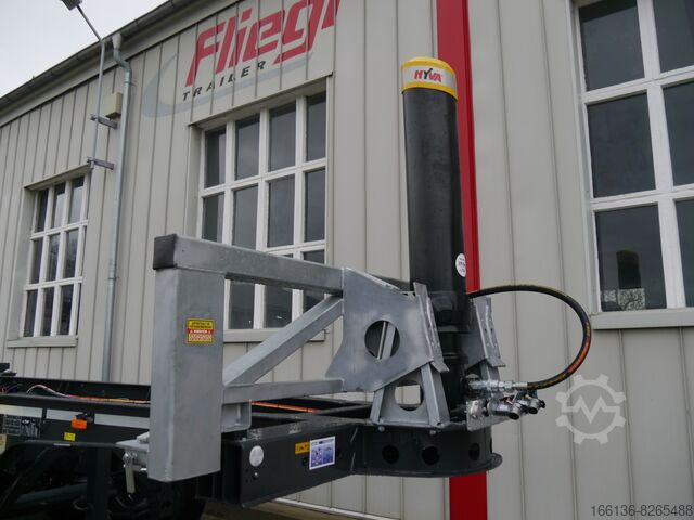 Semi-trailer containerchassis Fliegl SDS 380 Kippchassis für 1x 20