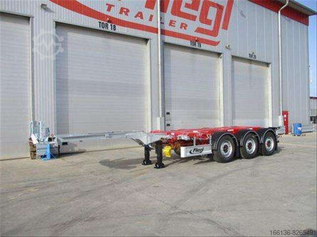 Semi-trailer containerchassis Fliegl SDS 380 Containerchassis Vario V1