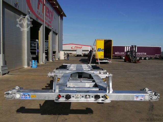 Semi-trailer containerchassis Fliegl SDS 380 Containerchassis Vario V1