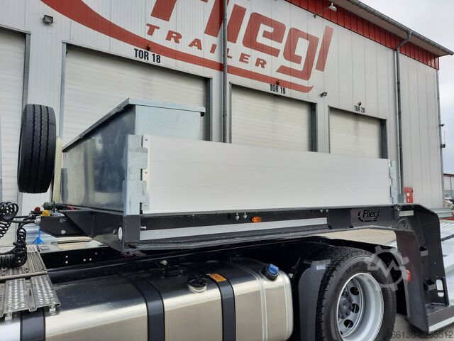 Low loader trailer Fliegl SES 210 Schatzträger für LKW Transport