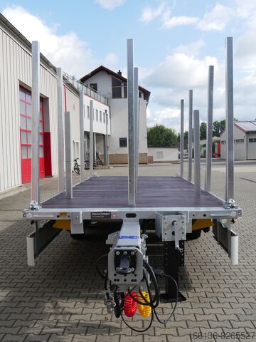 Log transport Fliegl TPS 118 Plateau 6,2m für Holz