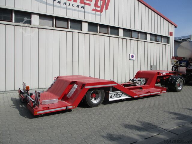 Lowbed Fliegl 2-Achs Tieflade Anhänger ZTS 200 Spezial