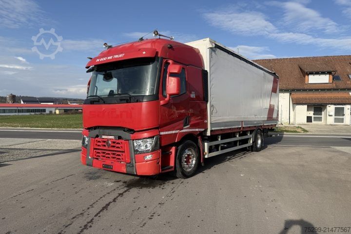 Flatbed truck with tarp Renault T 460 4x2 Plane/HB / Swiss-Vehicle