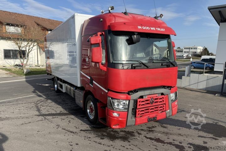 Box truck Renault T 460 4x2 Koffer/HB / Swiss-Vehicle