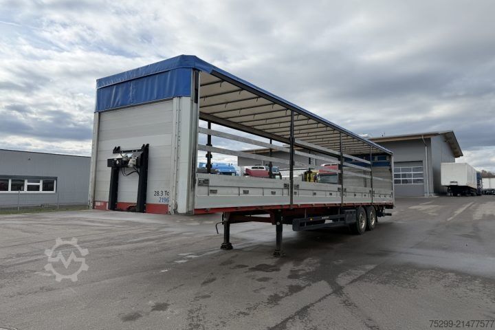 Open semitrailer with tarp Schwarzmüller SPA2/E Brücke mit Verdeck / Swiss-Vehicle