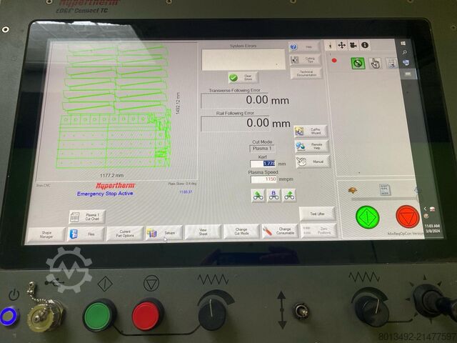 Plasmaschneidmaschine Baykal Baykal BPS 2060 CNC HyperTherm 170A