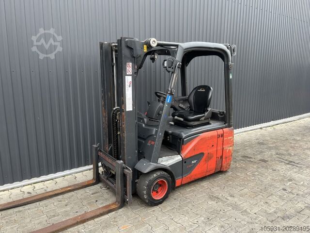 Electric 3-wheel forklift Linde E18-02