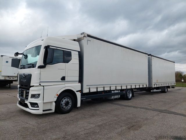 Jumbo truck MAN TGX 18.470 LL + Gniotpol G-4080 120 m3 Durchbar