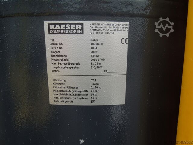 Schraubenkompressor KAESER SXC6