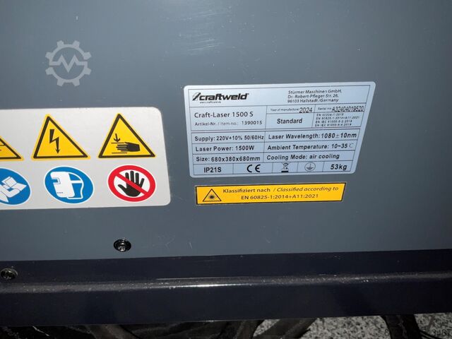 Laserschweißgerät Craftweld Craft-Laser 1500 S