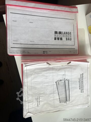 Kantenanleimmaschine LANGE Kantenanleimmaschine B90KF Bj.2017 B 90 KF Masch.-Nr. 648