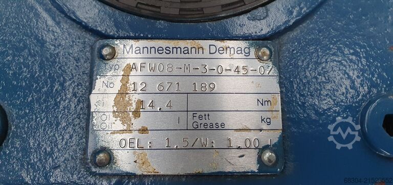 DEMAG gearboxes / crane gearboxes - 10 units DEMAG DEMAG Getriebe / Krangetriebe - 10 St.