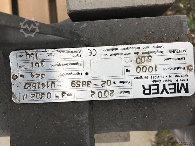 Pressgabeln für Stapler Mayer 