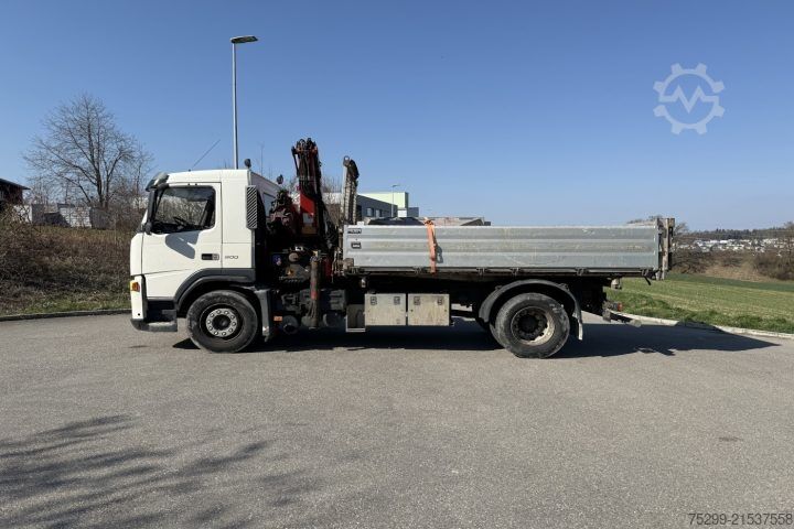 Truck mounted crane Volvo FM9-300 4x2 HMF 1223 K3 / Swiss-Vehicle
