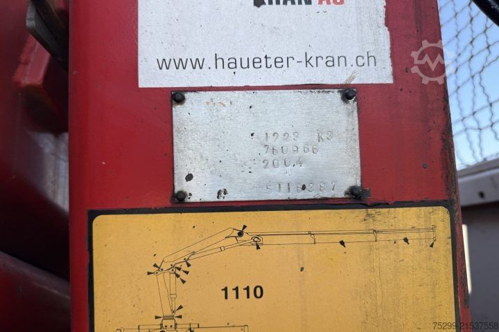 Truck mounted crane Volvo FM9-300 4x2 HMF 1223 K3 / Swiss-Vehicle