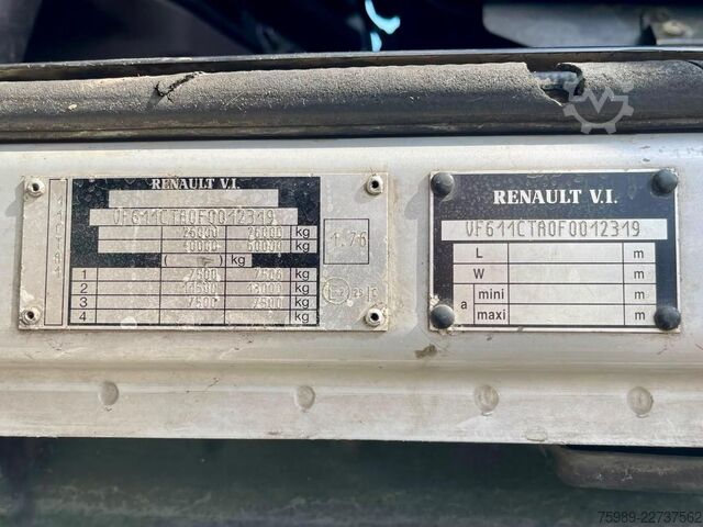 Ladepritsche Renault Magnum 470 6x2,  manual versnellingsbak!