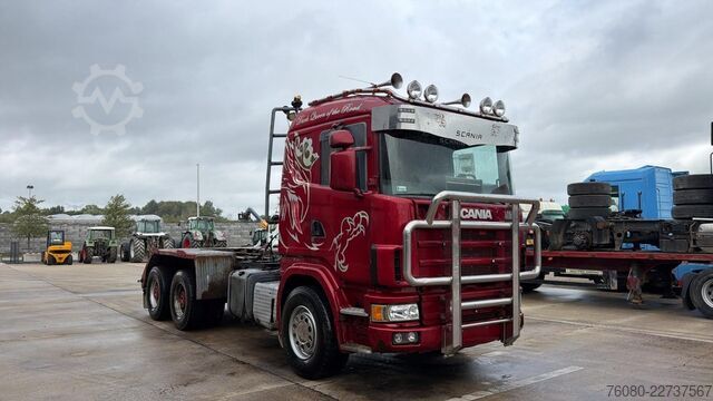 Fahrgestell mit Fahrerhaus Scania 164 - 580 (MANUAL GEARBOX / LAMES / STEEL SUSPE...