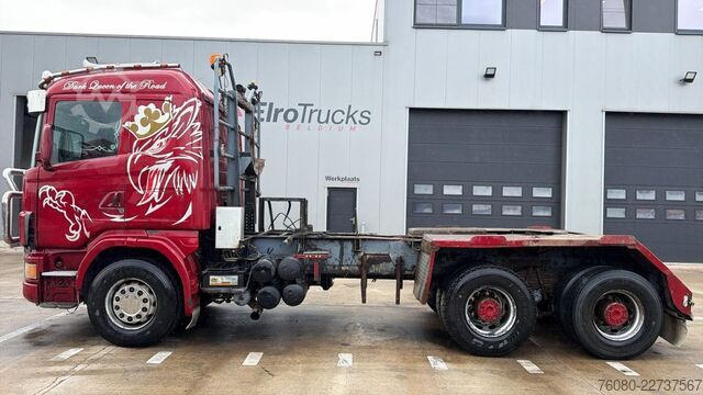 Fahrgestell mit Fahrerhaus Scania 164 - 580 (MANUAL GEARBOX / LAMES / STEEL SUSPE...