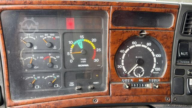 Fahrgestell mit Fahrerhaus Scania 164 - 580 (MANUAL GEARBOX / LAMES / STEEL SUSPE...