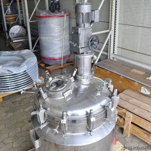 259 liter heatable/coolable pressure vessel made of V4A with propeller agitator 9158