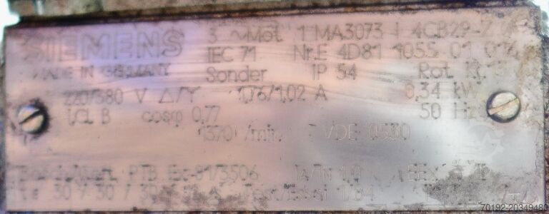 259 liter heatable/coolable pressure vessel made of V4A with propeller agitator 9158