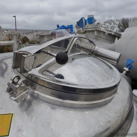 1358 liter heatable/coolable pressure vessel made of V4A stainless steel Diessel 9059