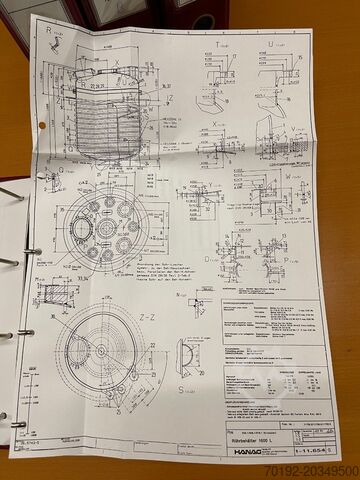 2420-liter heatable/coolable pressure vessel made of V4A with inclined blade agitator HANAG 9018