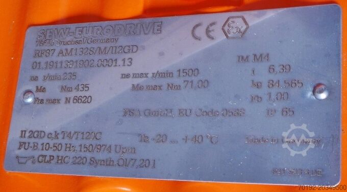 2420-liter heatable/coolable pressure vessel made of V4A with inclined blade agitator HANAG 9018