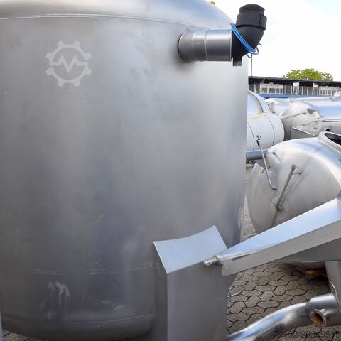 6,000-liter heatable/coolable pressure vessel made of V4A with magnetic agitator Möschle 8850