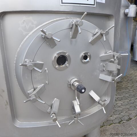 6,000-liter heatable/coolable pressure vessel made of V4A with magnetic agitator Möschle 8850