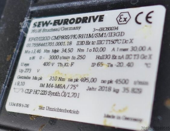6,000-liter heatable/coolable pressure vessel made of V4A with magnetic agitator Möschle 8850