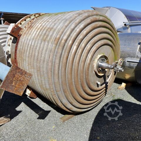 5000-liter heatable/coolable pressure vessel made of V4A with beam agitator Stöcklin 8829