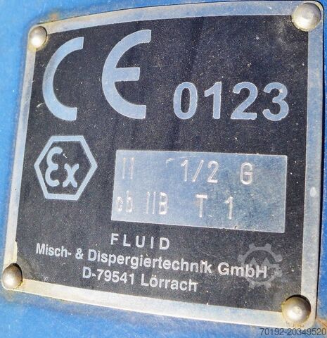 5000-liter heatable/coolable pressure vessel made of V4A with beam agitator Stöcklin 8829