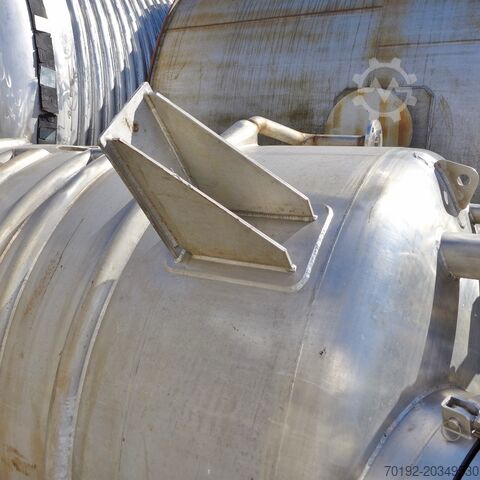 2,500 liter heatable/coolable pressure vessel made of V4A with beam agitator Ritter (HBB Hildesheimer Behälterbau) 8825