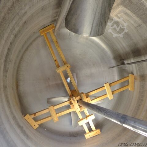 2,500 liter heatable/coolable pressure vessel made of V4A with beam agitator Ritter (HBB Hildesheimer Behälterbau) 8825